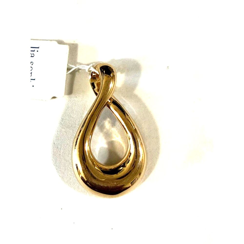 Lia Sophia gold-tone infinity pendant